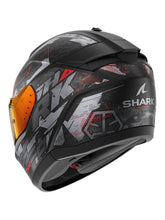 SHARK RIDILLA 2 CAPACETE INTEGRAL DE MOTO PRETO ANTRACITE VERMELHO